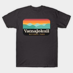 Vatnajokull National Park Iceland Camping Glacier Hike T-Shirt